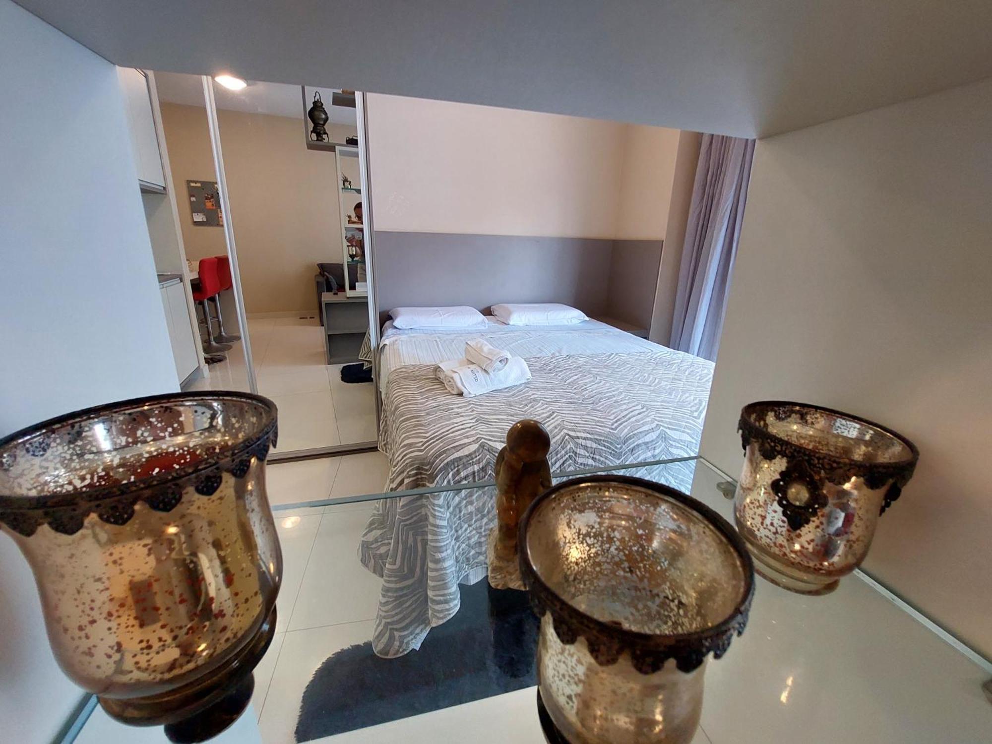 Book Santos Unlimited 817 Elegancia Vista Mar Apartment Luaran gambar