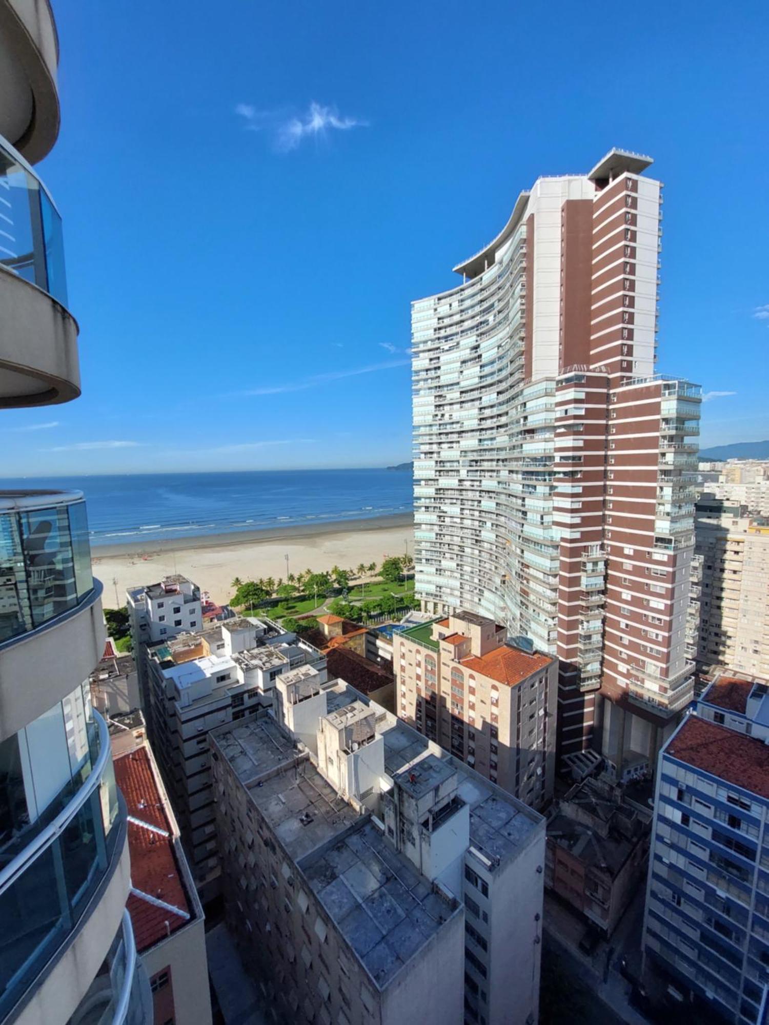 Book Santos Unlimited 817 Elegancia Vista Mar Apartment Luaran gambar