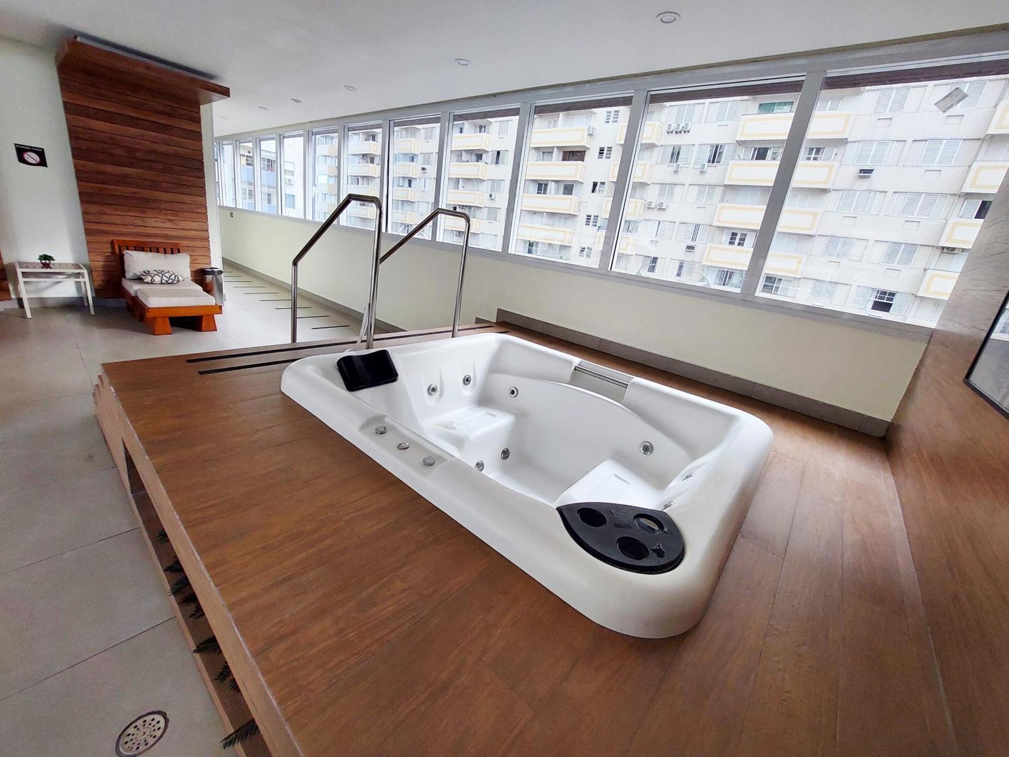 Book Santos Unlimited 817 Elegancia Vista Mar Apartment Luaran gambar
