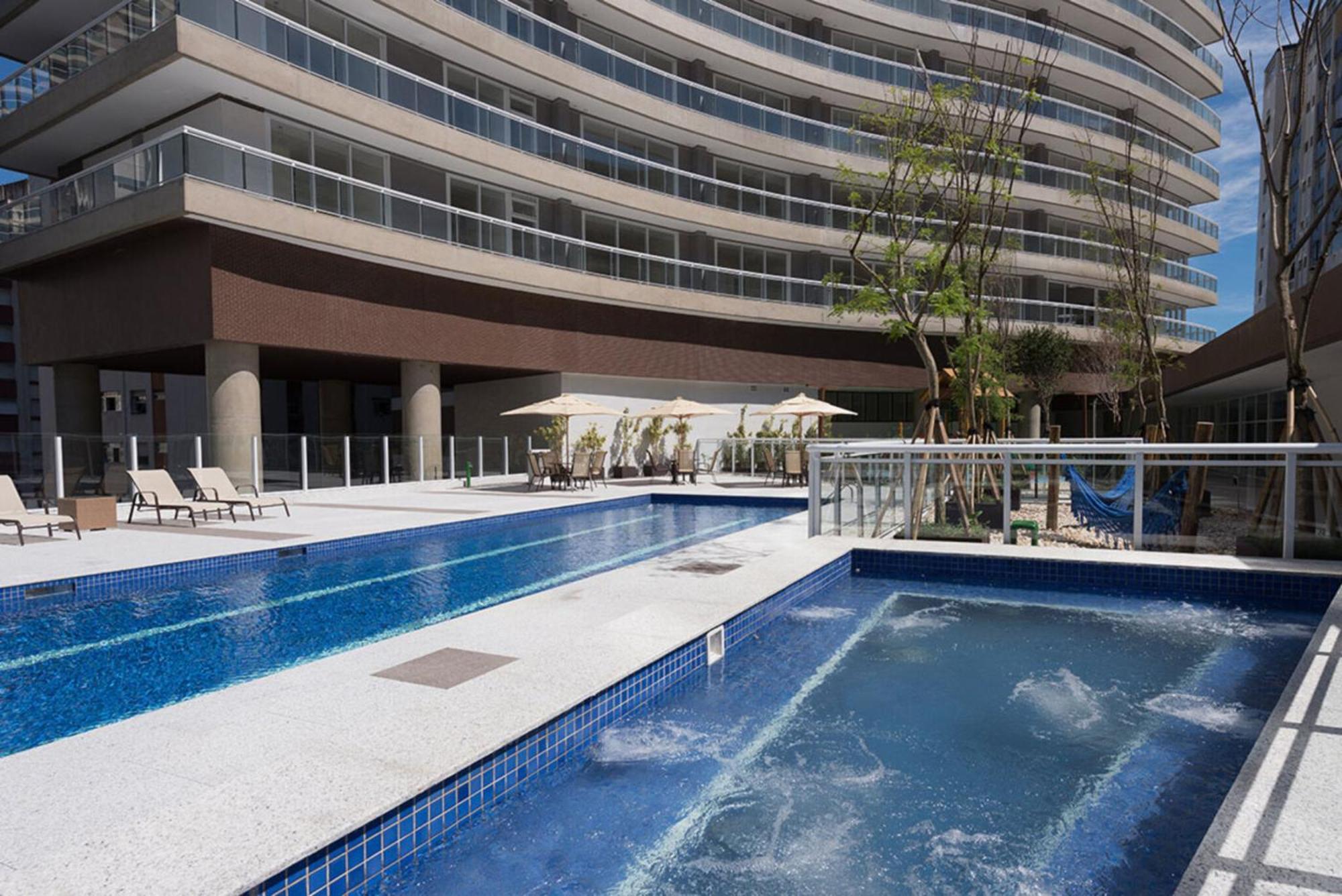 Book Santos Unlimited 817 Elegancia Vista Mar Apartment Luaran gambar