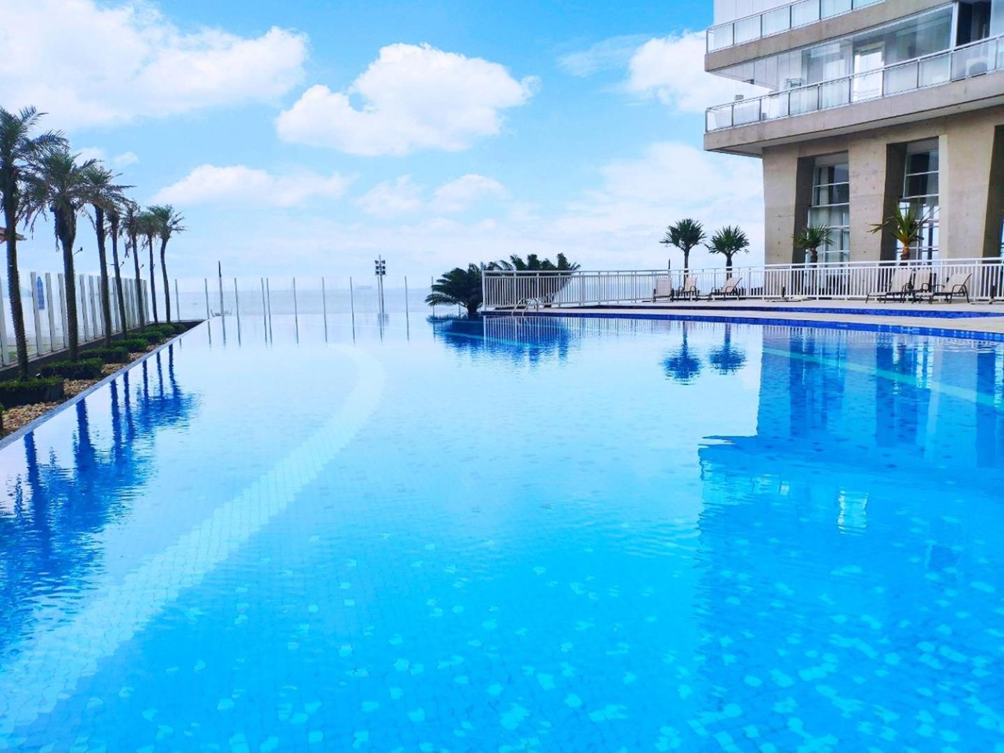 Book Santos Unlimited 817 Elegancia Vista Mar Apartment Luaran gambar